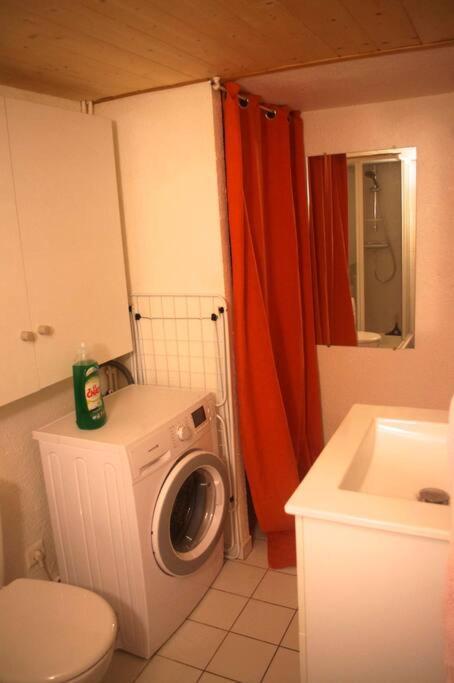 Appartement Rdc Dans Jolie Parc Arbore Beure Exterior photo